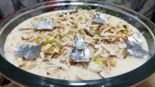 Mazedar khoya rabdi kheer Recipe 😋  Kheer Recipe  By Kitchen with Fouzia [upl. by Sandell]