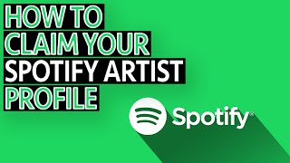 How to claim your Spotify Artist profile [upl. by Llehcsreh396]