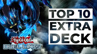 10 EXTRA DECK CARDS YOU NEED  YuGiOh Duel Links [upl. by Notsa]