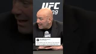 Dana White Jon Jones vs Tom Aspinall is the biggest heavyweight fight ever [upl. by Haywood]