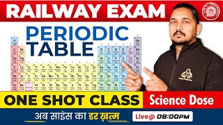 Railway Exams  Science Dose  Periodic Table in One Shot  Raman sir [upl. by Iturhs]