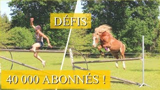 JE DÉFIE MON PONEY   Puissance spéciale 40 000 abonnés [upl. by Vic]