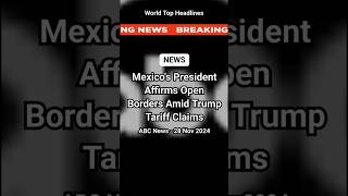 28 Nov 2024 World Top Headlines news headlines latestnews usa worldnews abcnews mexico [upl. by Nale171]