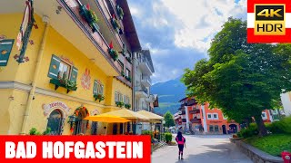 Bad Hofgastein Austria 🇦🇹 4K HDR Virtual walking tour [upl. by Inesita834]