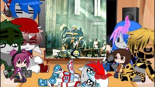 TFP reacts to Movie Bumblebee  Transformers Prime Gacha reaction video [upl. by Colet]