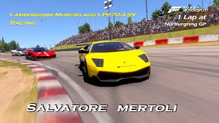 GREAT V12 Lamborghini Murciélago LP6704 SV pov tuned 1 Lap Nurburgring GP forzamotorsport xbox [upl. by Thalia]