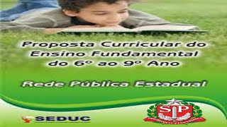 Nova grade curricular Ensino Fundamental II estadual SP [upl. by Ennaerb]