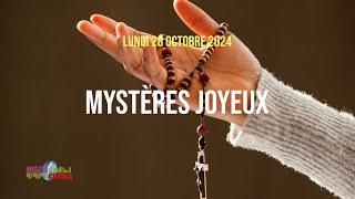 Chapelet du lundi 28 octobre 2024  Mystères joyeux [upl. by Huskamp]