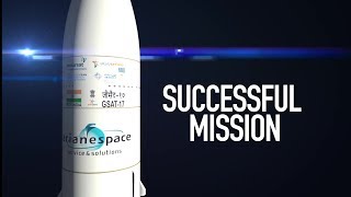 Arianespace’s Ariane 5 launches two multimission satellites for fixed and mobile services [upl. by Anaoj]