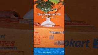 Flipkart finds 12 pieces diya in rs 100 shorts [upl. by Gilead]