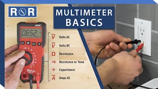 How to Use a Multimeter amp Electricity Basics  Repair and Replace [upl. by Repinuj]