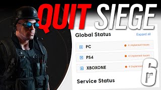 Quit Siege Now  6News  Rainbow Six Siege [upl. by Wiedmann]