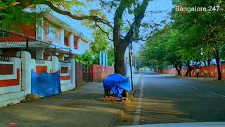 Bengaluru during Covid19 lockdown  Bangalore lockdown video  Empty roads and street [upl. by Rolando]