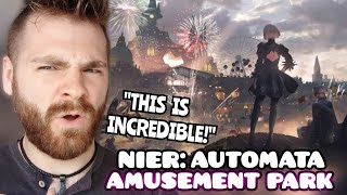 First Time Hearing NIER AUTOMATA OST  quotAmusement Parkquot  REACTION [upl. by Aehr]