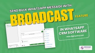 How To Send Bulk Whatsapp Message  WhatsApp Marketing Software  WhatsApp CRM [upl. by Sikko]