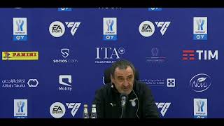 InterLazio 30Conferenza stampa Maurizio Sarri [upl. by Lehcar]