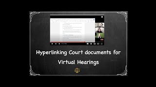 Hyperlinking Court documents for virtual Hearings Part 3 how to create links on Caselines [upl. by Sollows]