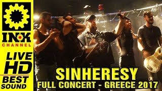 SINHERESY Full Concert w LACUNA COIL 181117 Thessaloniki Greece [upl. by Yhtamit]