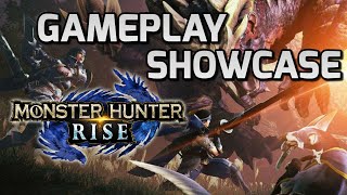 Monster Hunter Rise 👹 Gameplay Showcase Compilation [upl. by Holbrooke]