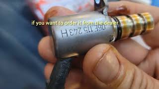 2019 vw jetta code P164E oil pressure regulador valve bad HOW TO FIX IT Dont forget to suscribe😍 [upl. by Gomer]