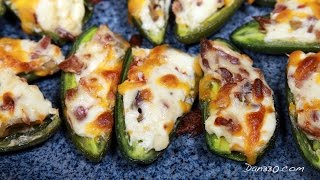 Jalapeno Poppers Recipe for Tailgating Party [upl. by Hoag]