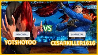 KOF XV yotshotoo vs cesarkiller1616 recordando a kronen roto [upl. by Alac]