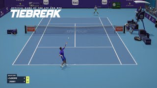 TIEBREAK  Alexander Zverev Vs Novak Djokovic I Miami Open I Expert Difficulty PS5 [upl. by Thalia]