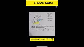 Benzerlik  geometri geometry maths keşfet keşfetteyiz tyt education [upl. by Hakaber925]