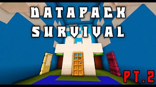 VOID BACKROOMS amp DIMENSIONS Minecraft Datapack Survival Part 2 Gameplay [upl. by Ehtyaf]