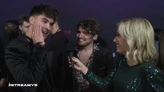 JC Caylen amp Kian Lawley Red Carpet Interview I Streamy Awards 2019 [upl. by Ethelred]