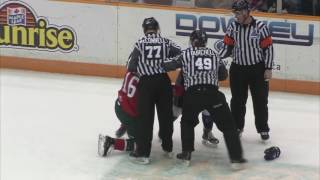 SAINT JOHN SEA DOGS VS HALIFAX MOOSEHEADS JANUARY 8TH 2017 [upl. by Materi]