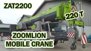 ZOOMLION CRANE ZAT2200H8 [upl. by Hezekiah]