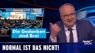 AfDWahlprogramm 2021 Wehrpflicht Grenzzäune und EUAustritt  heuteshow vom 16042021 [upl. by Accebar139]