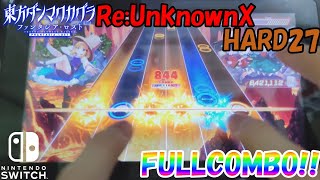 【ダンカグPL】ReUnknownX HARD27 FULLCOMBO【手元有り】 [upl. by Notaes936]