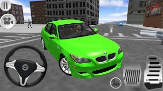 Direksiyonlu BMW E60 Yeşil Araba Oyunu  M5 E60 Driving Simulator  Android Gameplay FHD [upl. by Sadinoel416]