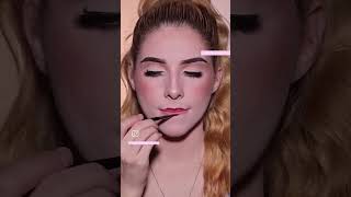 Labios rojos perfectos viralshort makeup maquillaje lipgloss lipcombo tutorial hack fyp [upl. by Mixam]