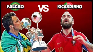 Falcão x Ricardinho ★Quem é o Melhor★ ●Duelo de Dribles e Golaços● ★Futsal★ [upl. by Hnah668]