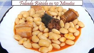 Fabada rápida en 30 minutos  Receta de Cocina en Familia [upl. by Enyamrahs488]