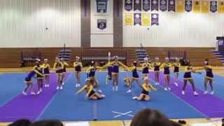 Elmira College Cheer Performance Routine 2013 [upl. by Clarabelle324]