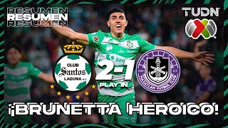 Resumen y goles  Santos Laguna 21 Mazatlán  Liga MX  Apertura 2023 Apertura  TUDN México [upl. by Atikkin]