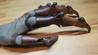 Mechanical Claws  Leather Tutorial [upl. by Conchita]