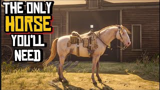 RDR2  Rare Perlino Andalusian  Brave War Horse Adventures Valor and Loyalty [upl. by Elocel509]