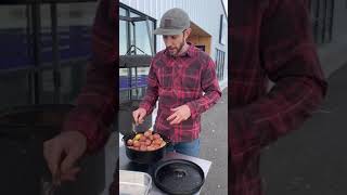 Dutch Oven Smashed Baby Red Potatoes [upl. by Liag]