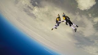 High altitude acrobatic skydiving FULL RUN  Red Bull Skycombo [upl. by Iteerp636]