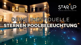 Spektakuläre Pool Beleuchtung  StarUp Lighting  Dein individueller Sternenpool [upl. by Merill232]