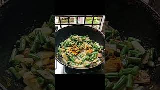 Aloo Beans fry  easy recipe  beans 🫛 aloo  cooking [upl. by Oicnoel]