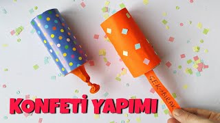 🎉Konfeti yapımı 🎉 Çok eğlenceli [upl. by Acirat]