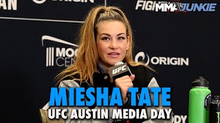 Miesha Tate Writes Off Most Recent Loss Still Sees Title Path at 135 Pounds  UFC Austin [upl. by Heddi]