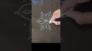 VINAYAGAR CHATHURTHI SPECIAL POOKOLAM  shorts RANGOLI [upl. by Aivil]