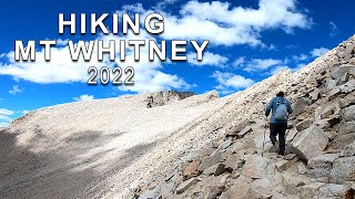 Mt Whitney Summit in August  Stunning Summit Views in 4K [upl. by Yokum]